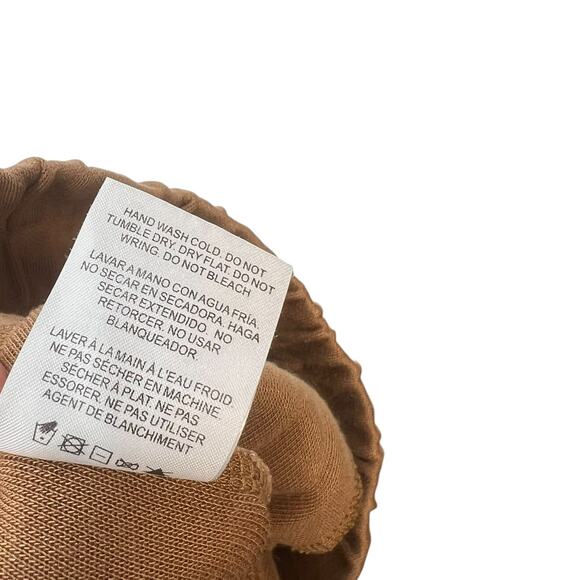 Weekend Los Angeles Tawny Lounge Shorts Pull-On Smocked Pleated Size Small - Picture 10 of 10